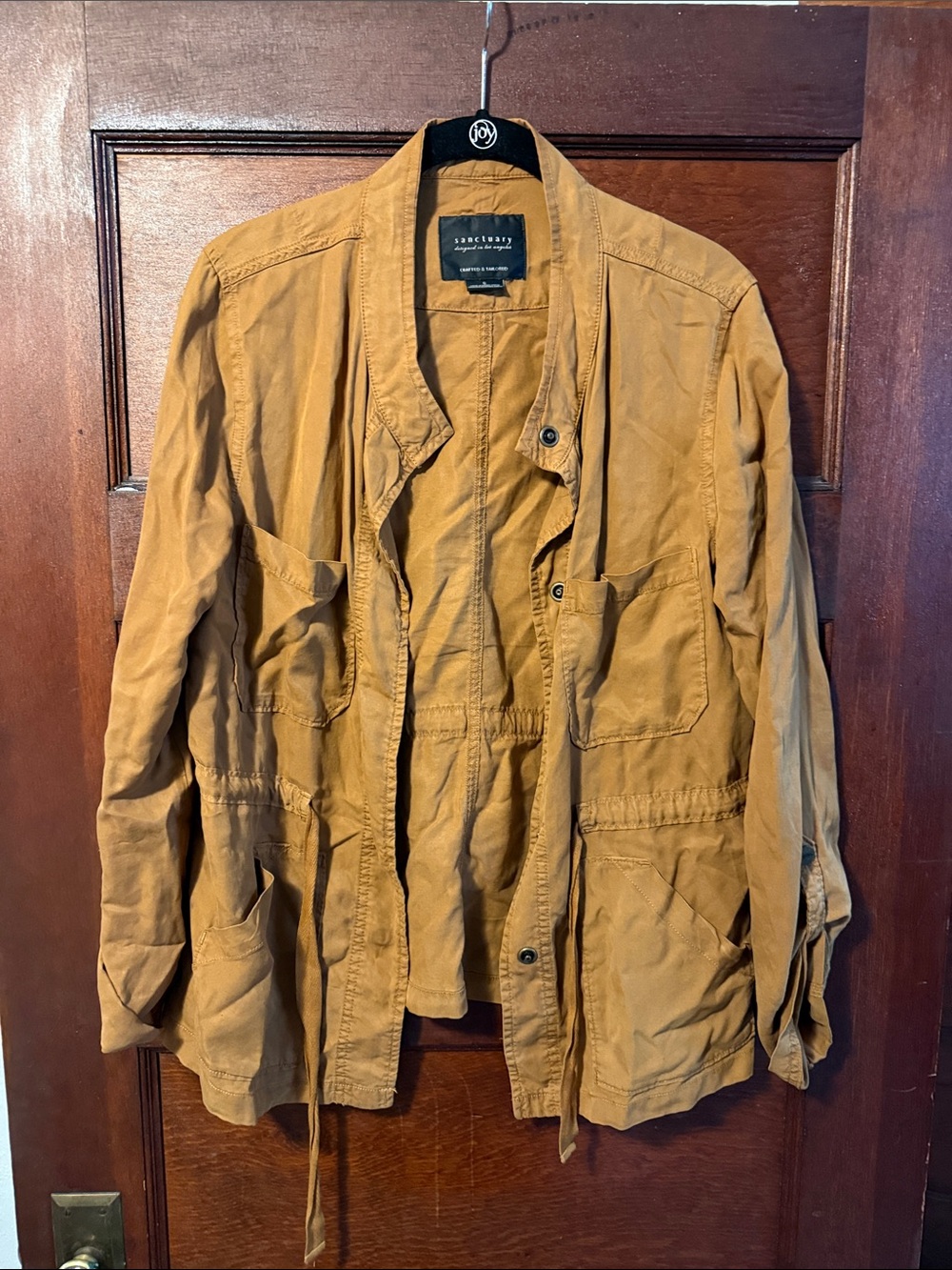 Sanctuary Men's Field Jacket in Mustard Yellow